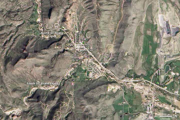 Floods in Lyons, Colorado - related image preview