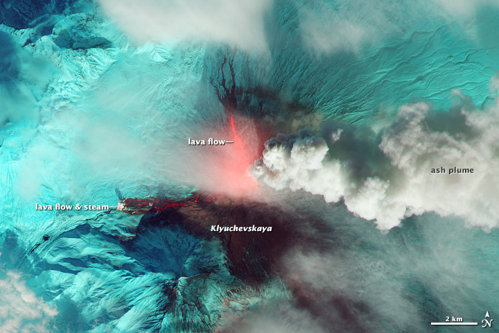 Klyuchevskaya Erupts - related image preview