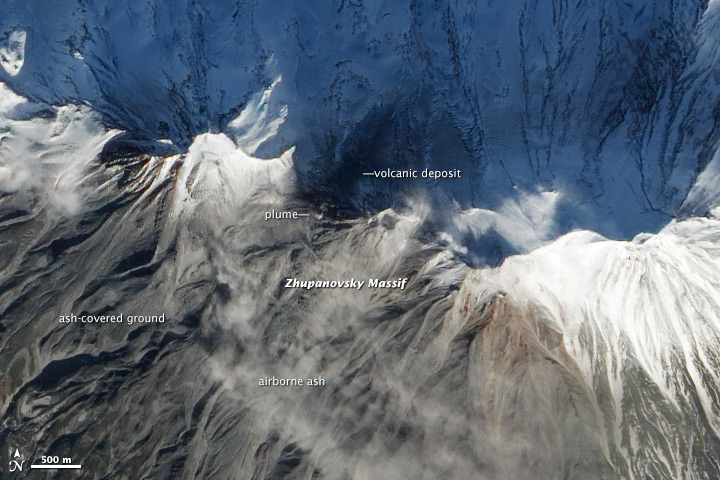 Steam Explosions at Zhupanovsky Volcano