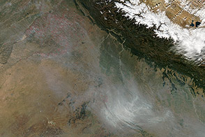 Stubble Burning in Northern India