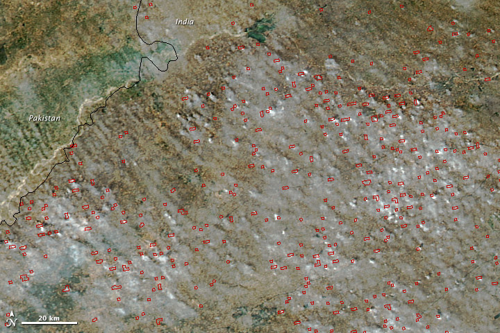 Stubble Burning in Northern India