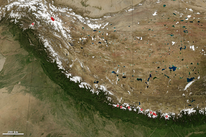 8,000-meter Peaks of the Himalaya and Karakoram