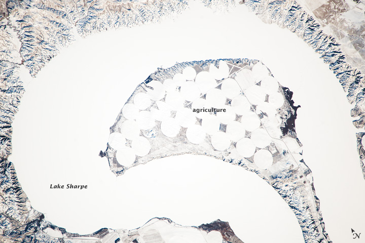 Frozen Lake Sharpe, South Dakota - related image preview