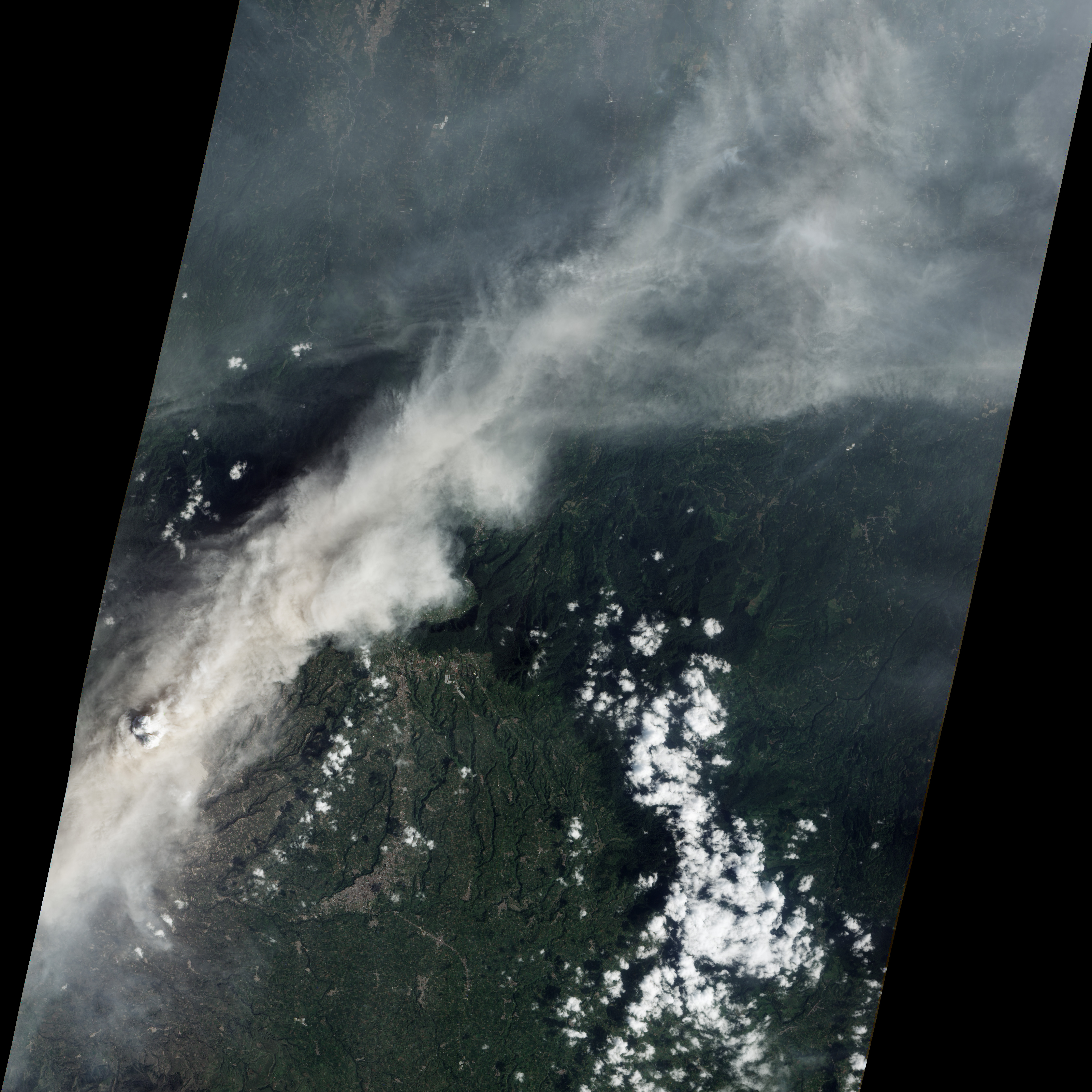 Roiling Ash Plume above Sinabung Volcano - related image preview