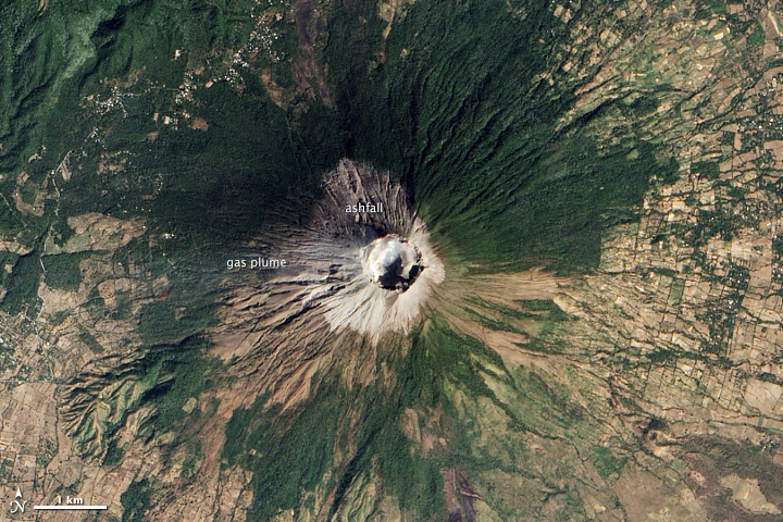 Fresh Ash on San Miguel Volcano