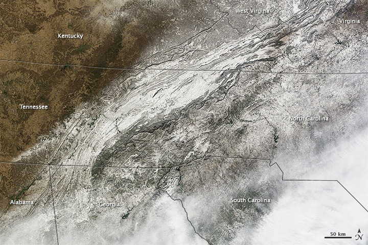 Snow and Ice in the Southeastern United States - related image preview