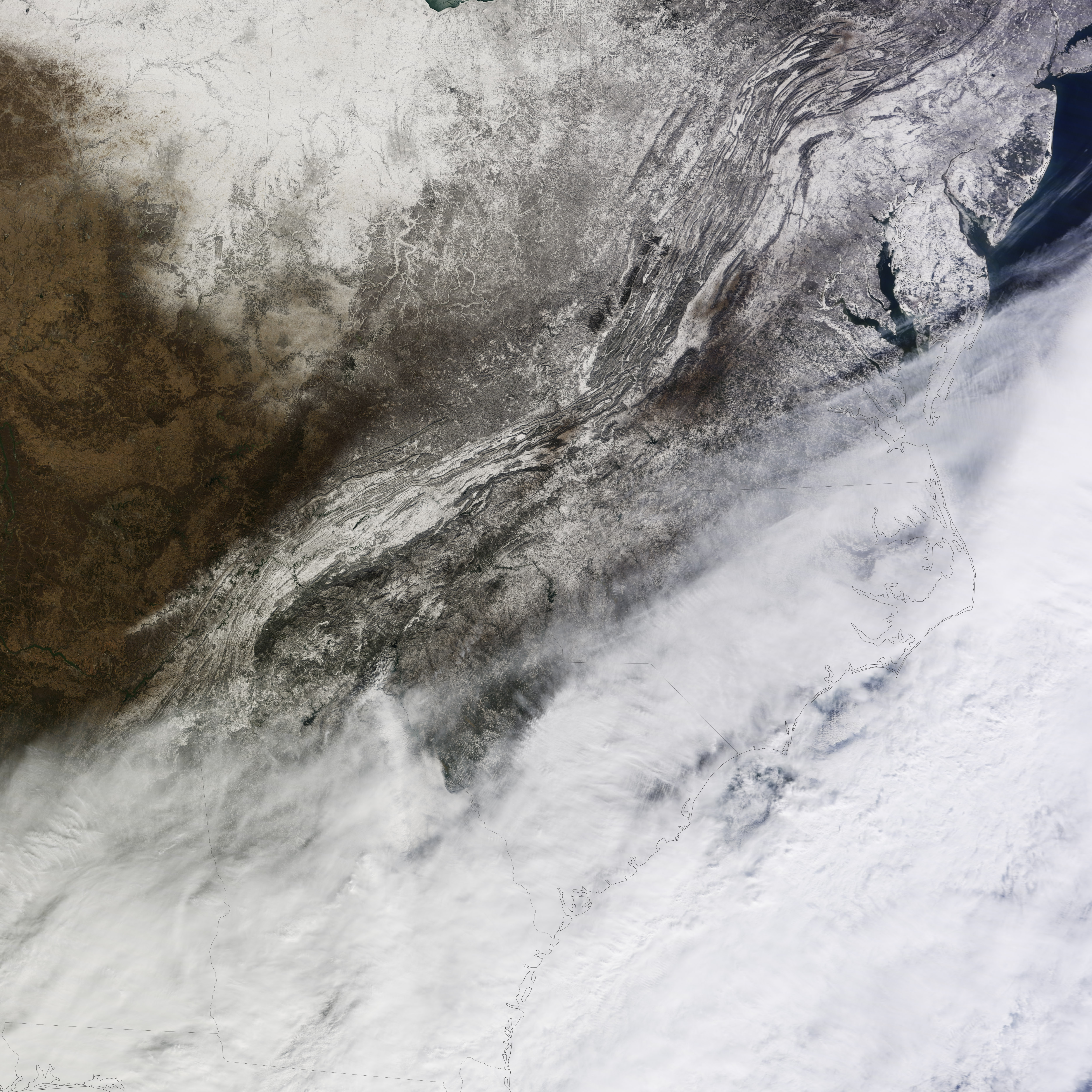 Snow and Ice in the Southeastern United States - related image preview