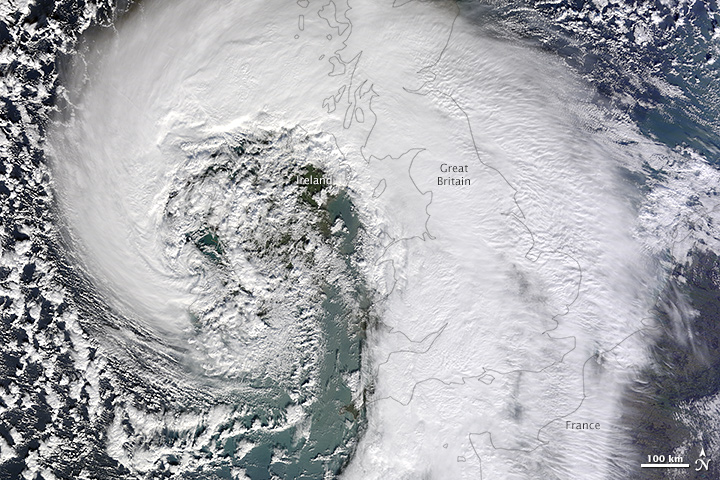 Extratropical Cyclone over the United Kingdom - related image preview