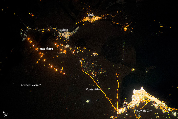 Gas Flaring in Iraq - related image preview