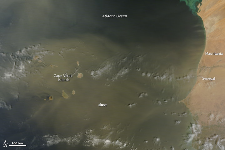 Cape Verde Under Dust