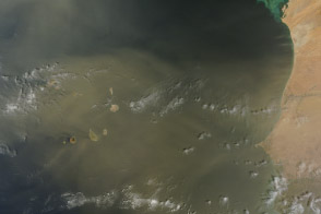 Cape Verde Under Dust