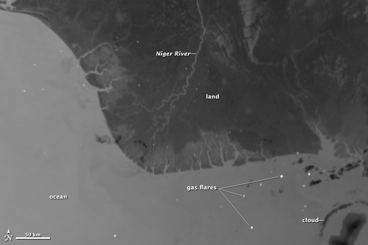 Niger River Delta by Night - related image preview