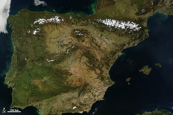 Clear Skies Over the Iberian Peninsula - related image preview