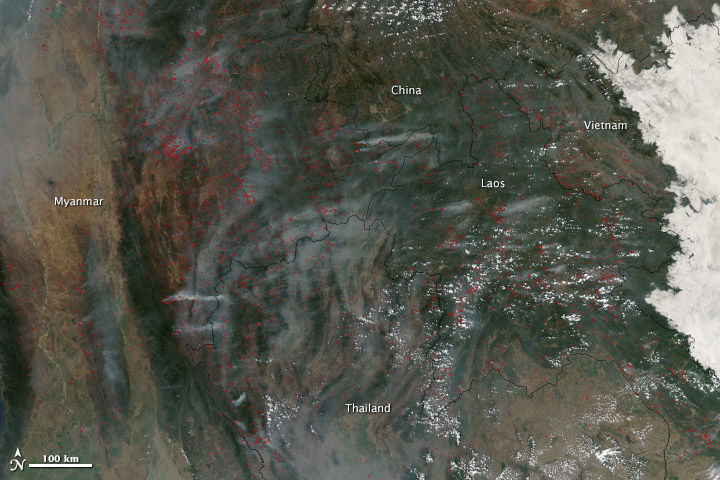 Fires in Southeast Asia