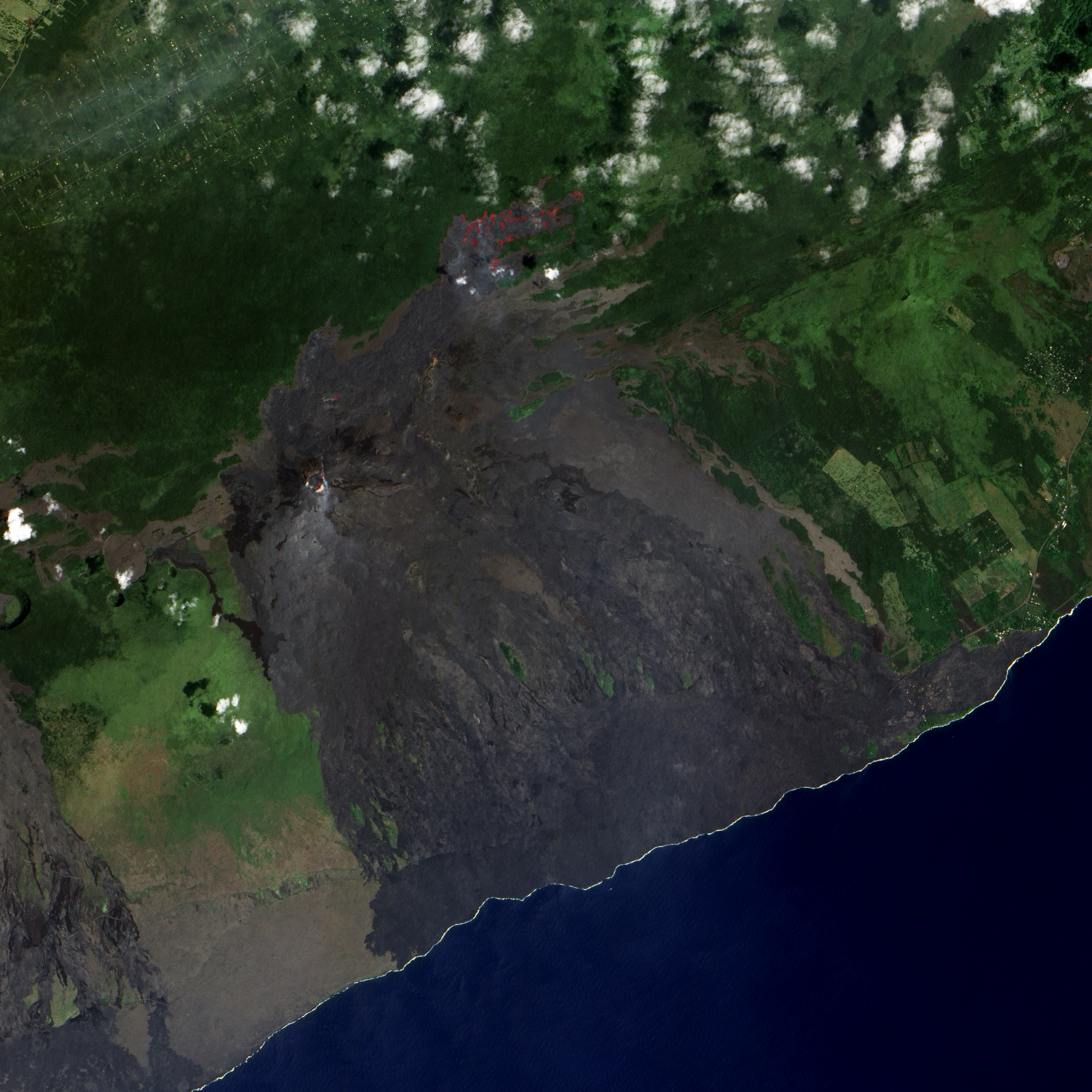 Kilauea Lava Chews Through More Forest - related image preview