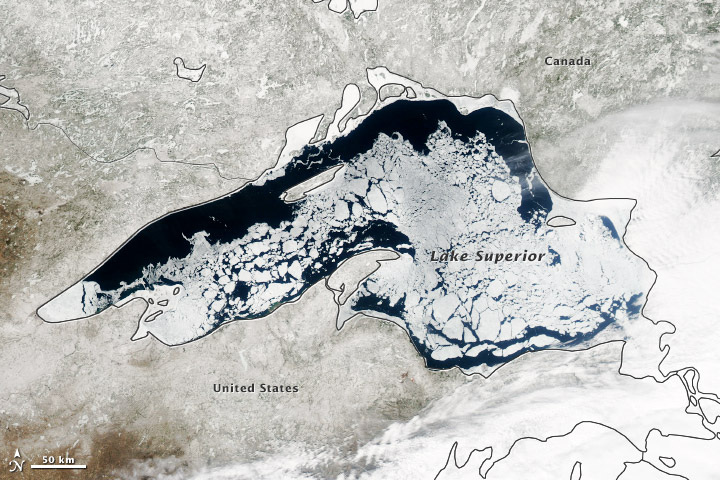 Persistent Ice on Lake Superior