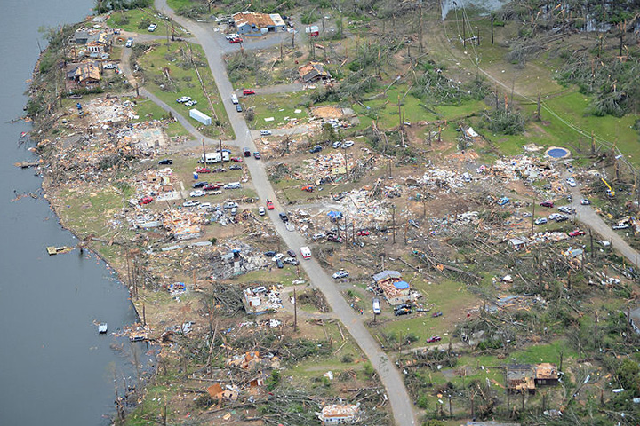 Tornado Damage in Mayflower, Arkansas - related image preview