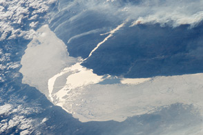 Melting Ice on Lake Baikal