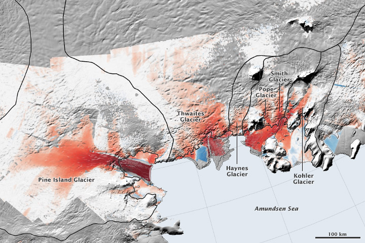 Decline of West Antarctic Glaciers Appears Irreversible