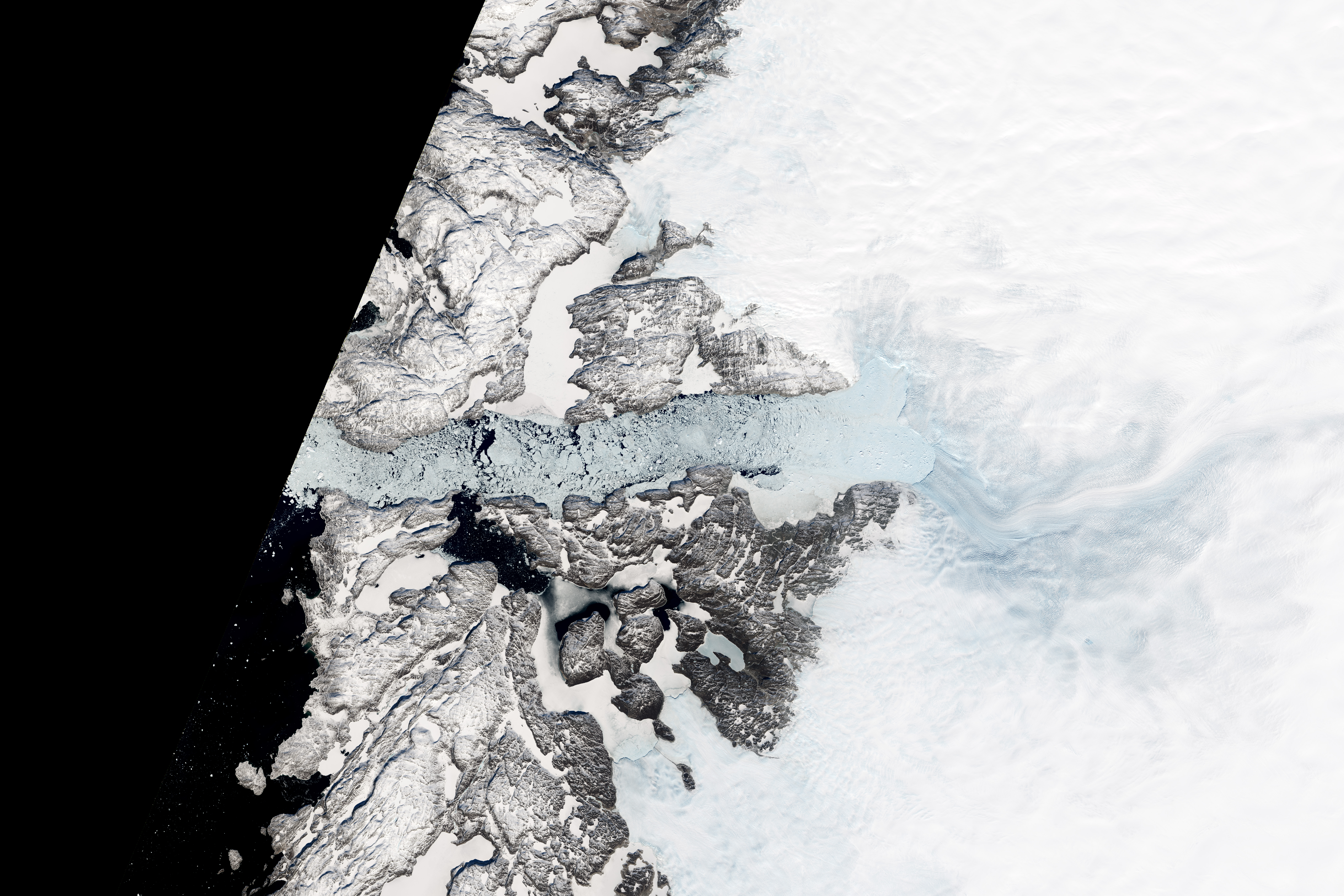 Retreat of Jakobshavn Glacier, Greenland - related image preview
