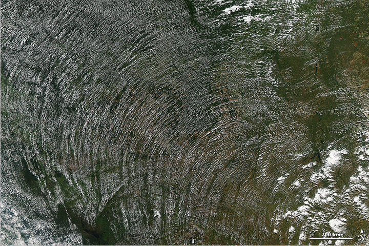 Curving Cloud Streets in Brazil - related image preview