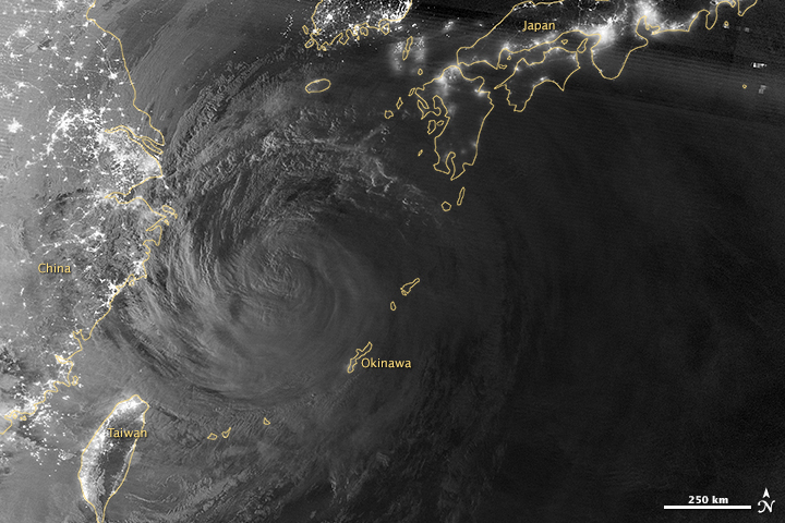 Typhoon Neoguri in Moonlight - related image preview