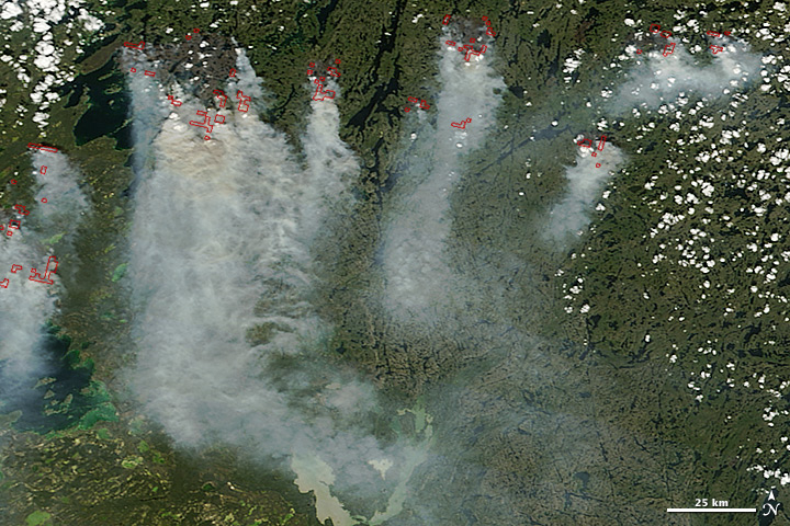 Smoke from Canada Moves South - related image preview