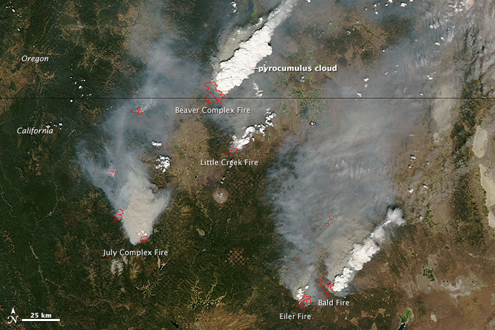 Evolution of Pyrocumulus over California - related image preview