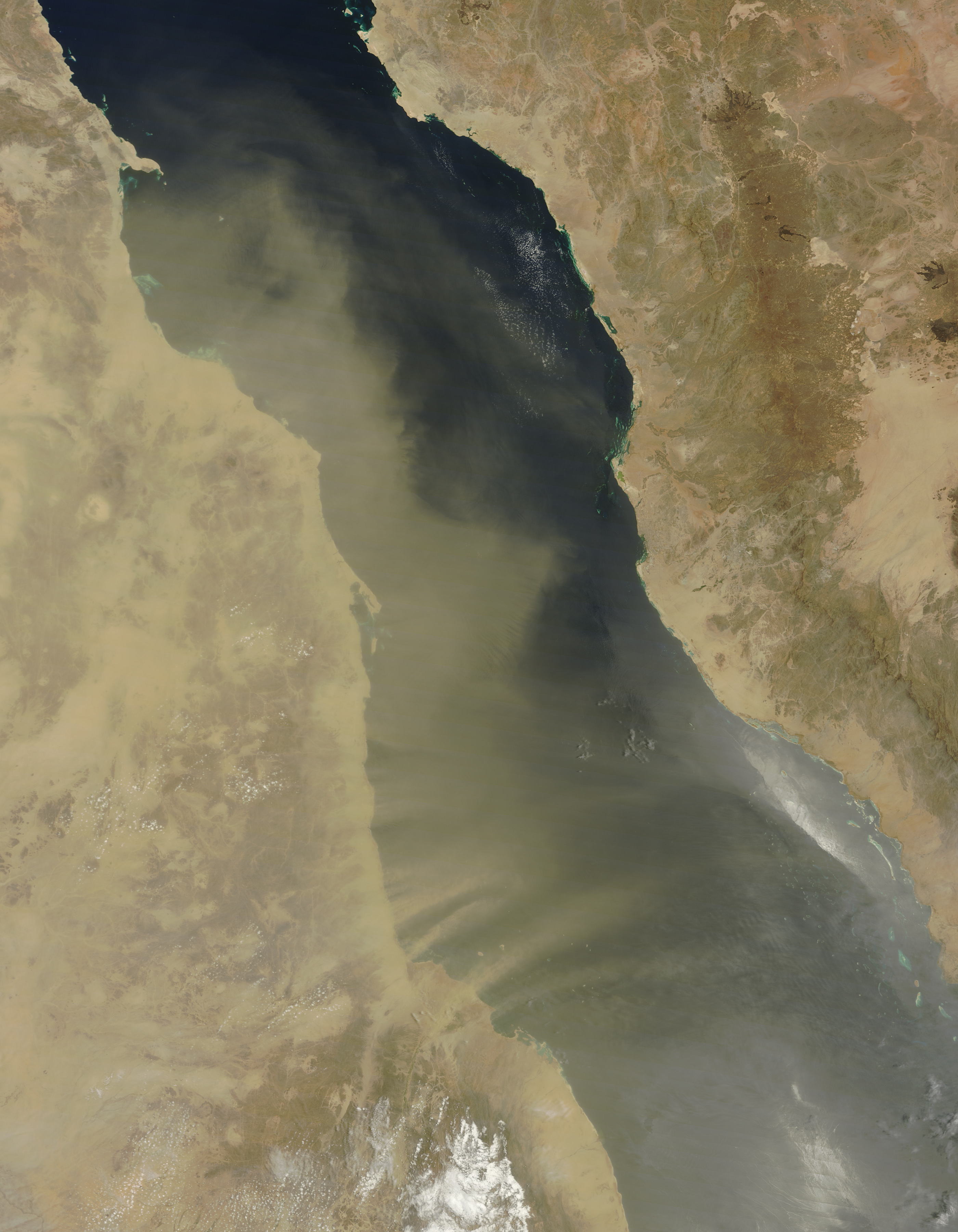 Dust Blowing across the Red Sea - related image preview