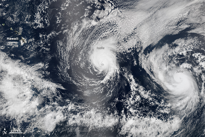 Hurricanes Iselle and Julio - related image preview