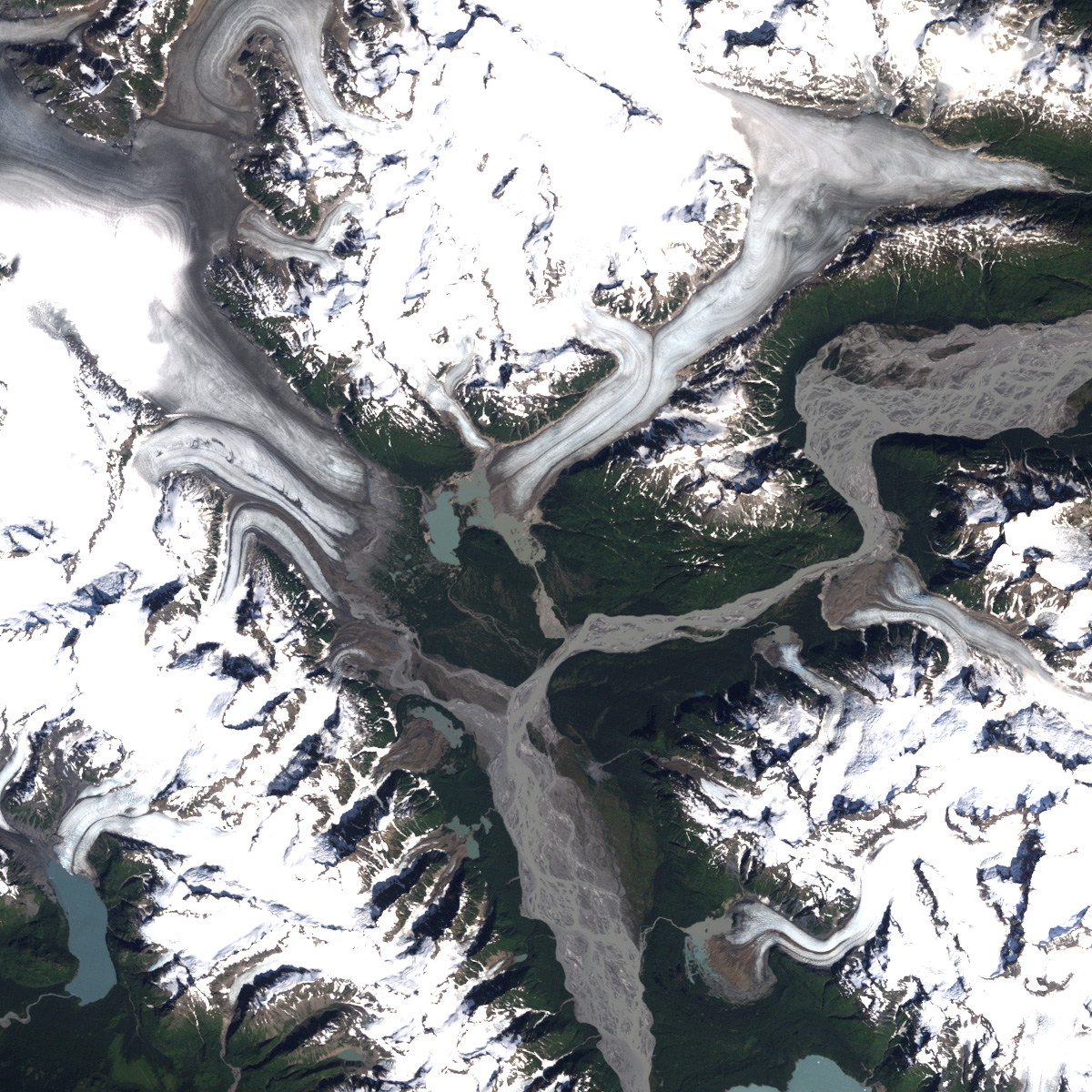 Retreat of Novatak and East Novatak Glacier - related image preview