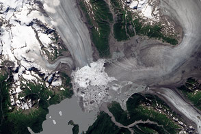 Retreat of Yakutat Glacier