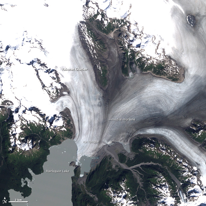 Retreat of Yakutat Glacier