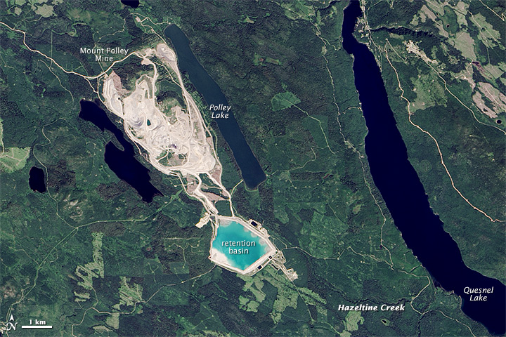 Dam Breach at Mount Polley Mine in British Columbia