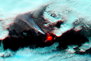 Infrared Views of Bardarbunga