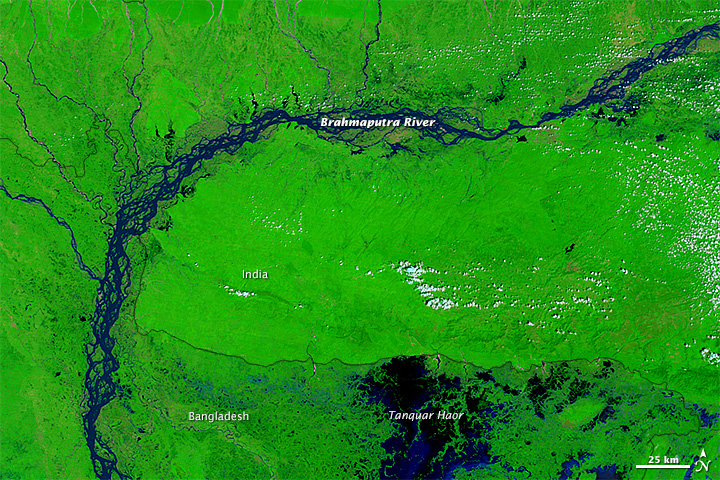 Flooding in Bangladesh and India