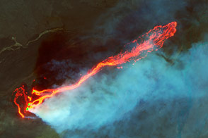 Roiling Flows on Holuhraun Lava Field