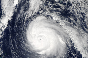 Hurricane Gonzalo Approaching Bermuda