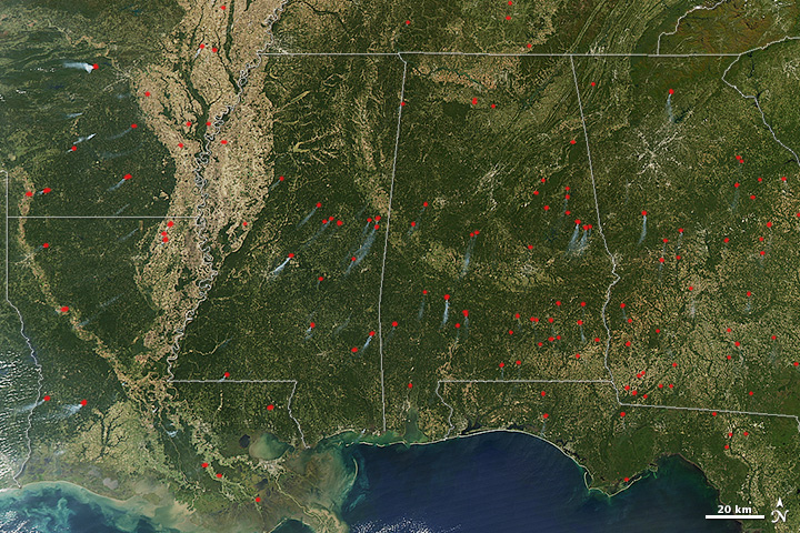 Fires in the Southern United States - related image preview