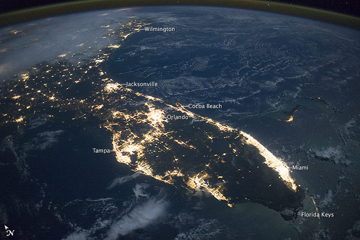 Florida at Night