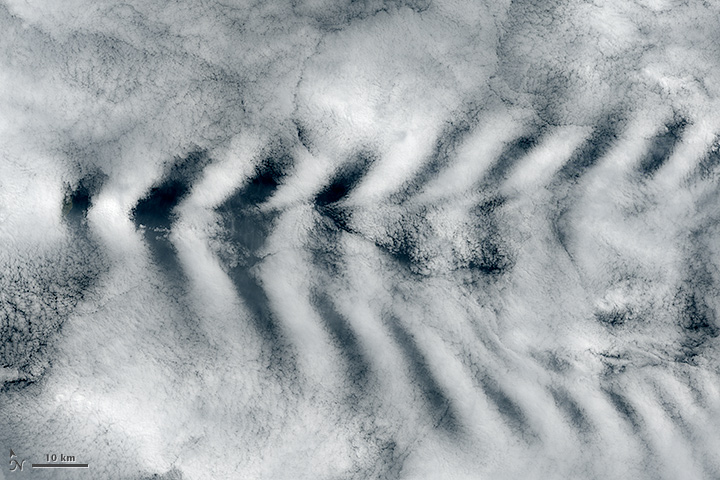 Wave Clouds behind Amsterdam Island