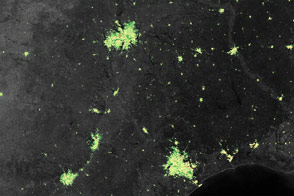 Even from Space, Holidays Shine Brightly