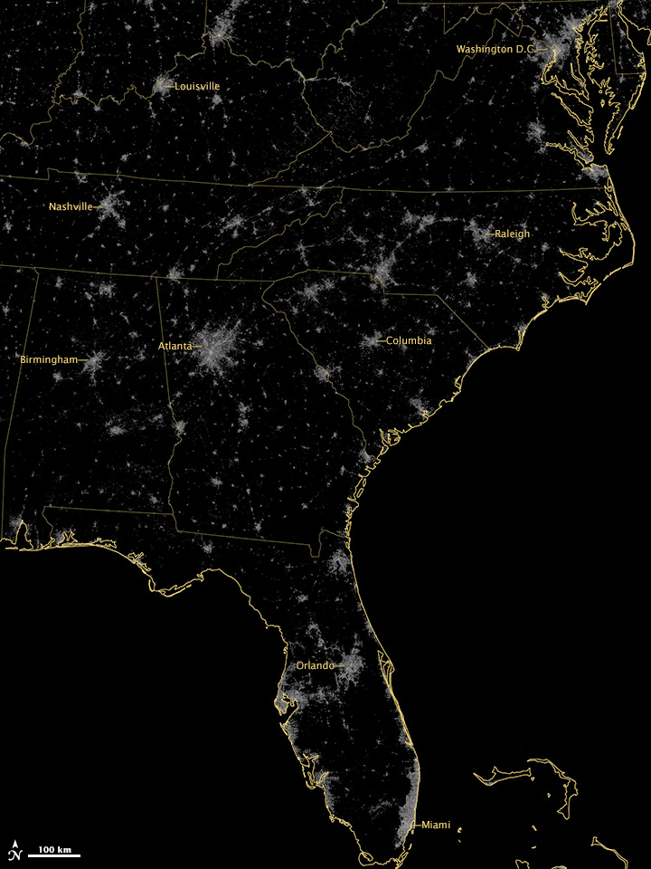Holiday Lights in the US Southeast
