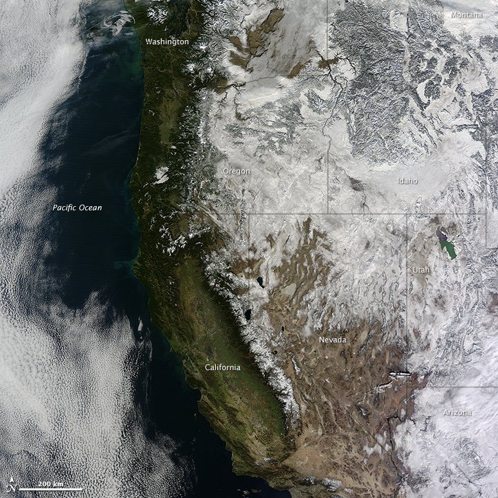 Snow in the U.S. West