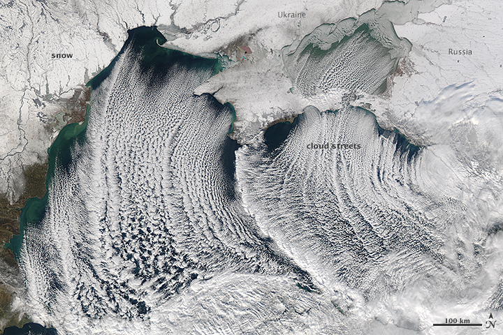 Cloud Streets over the Black Sea - related image preview