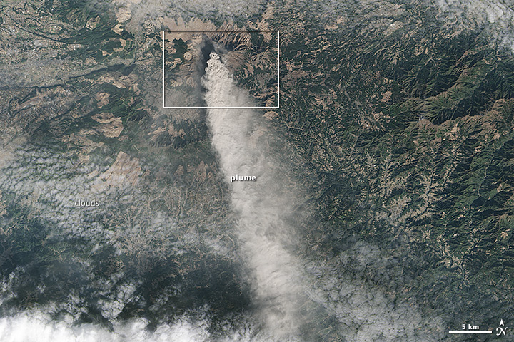 Eruption at Mount Aso