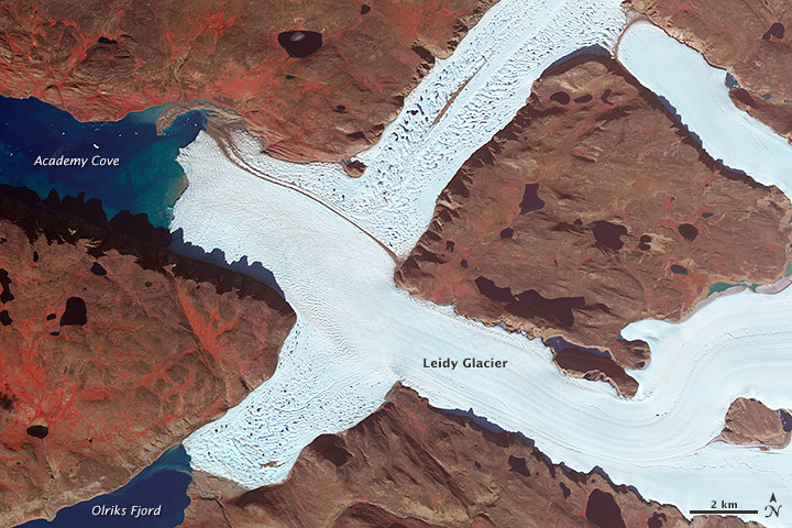 Greenland’s Leidy Glacier