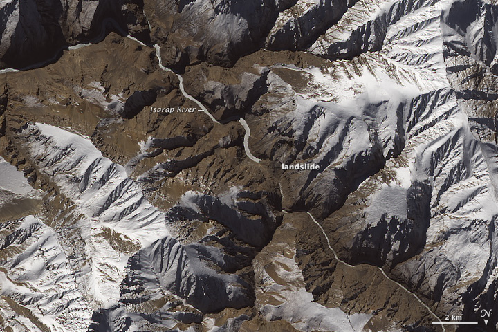 Landslide in Northern India