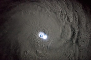 The Electric Eye of Cyclone Bansi