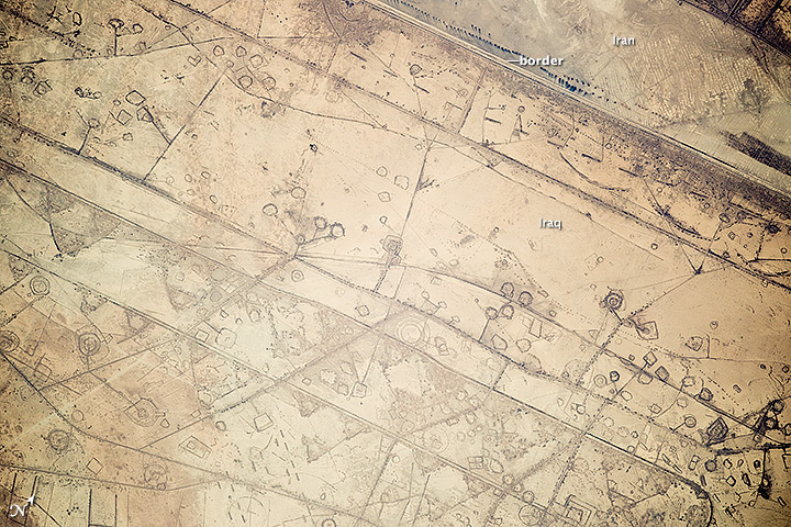 Fortification Patterns on the Iraq-Iran Border